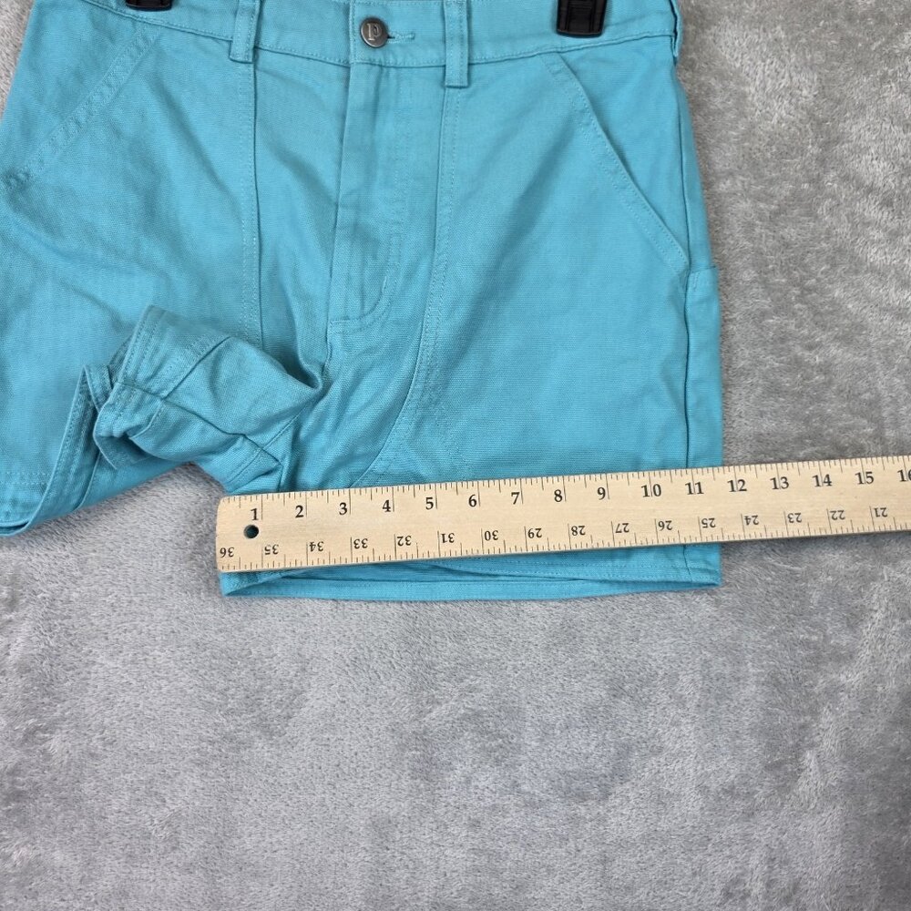 Patagonia Cotton Stand Up Shorts Womens 6 Blue Organic Chino Hiking Casual - Picture 13 of 13